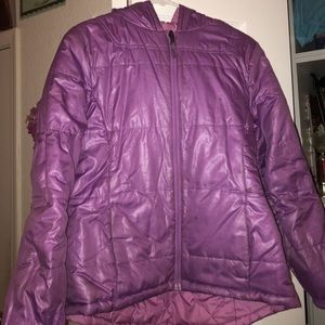 Purple/Pink Reversible Puffer Jacket